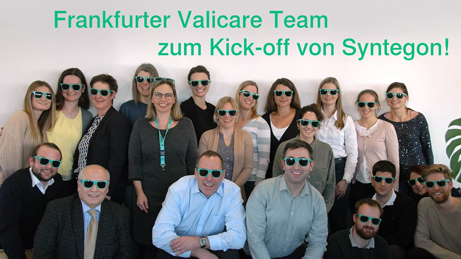 valicare-Team zusammen mit Syntegon-Team